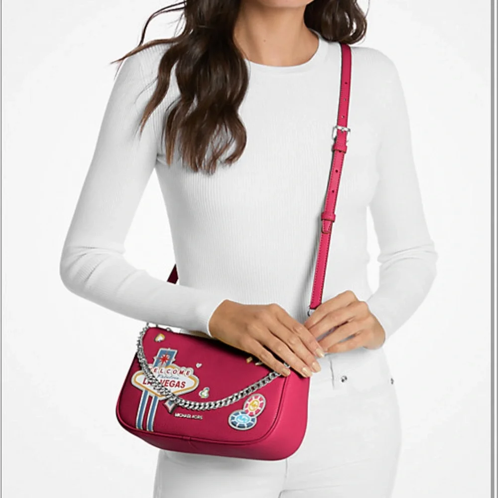 Michael Kors Carmela Medium Embellished
Convertible Crossbody Bag - Picture 3 of 3